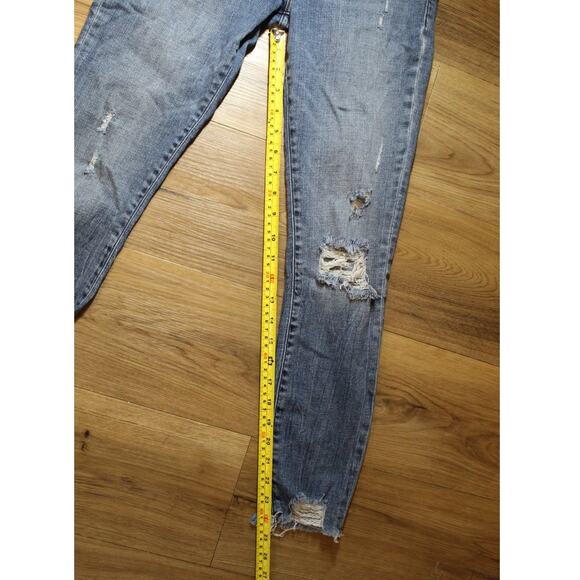 Abercrombie & Fitch Harper Low Rise Ankle Distressed Jeans Women’s 26 / 2R - Picture 5 of 6